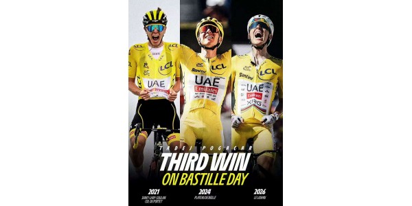 Tadey Pogacar schrijft een nieuwe Tour de France-legende op de Franse nationale feestdag Tadey Pogacar schrijft een nieuwe Tour de France-legende op de Franse nationale feestdag